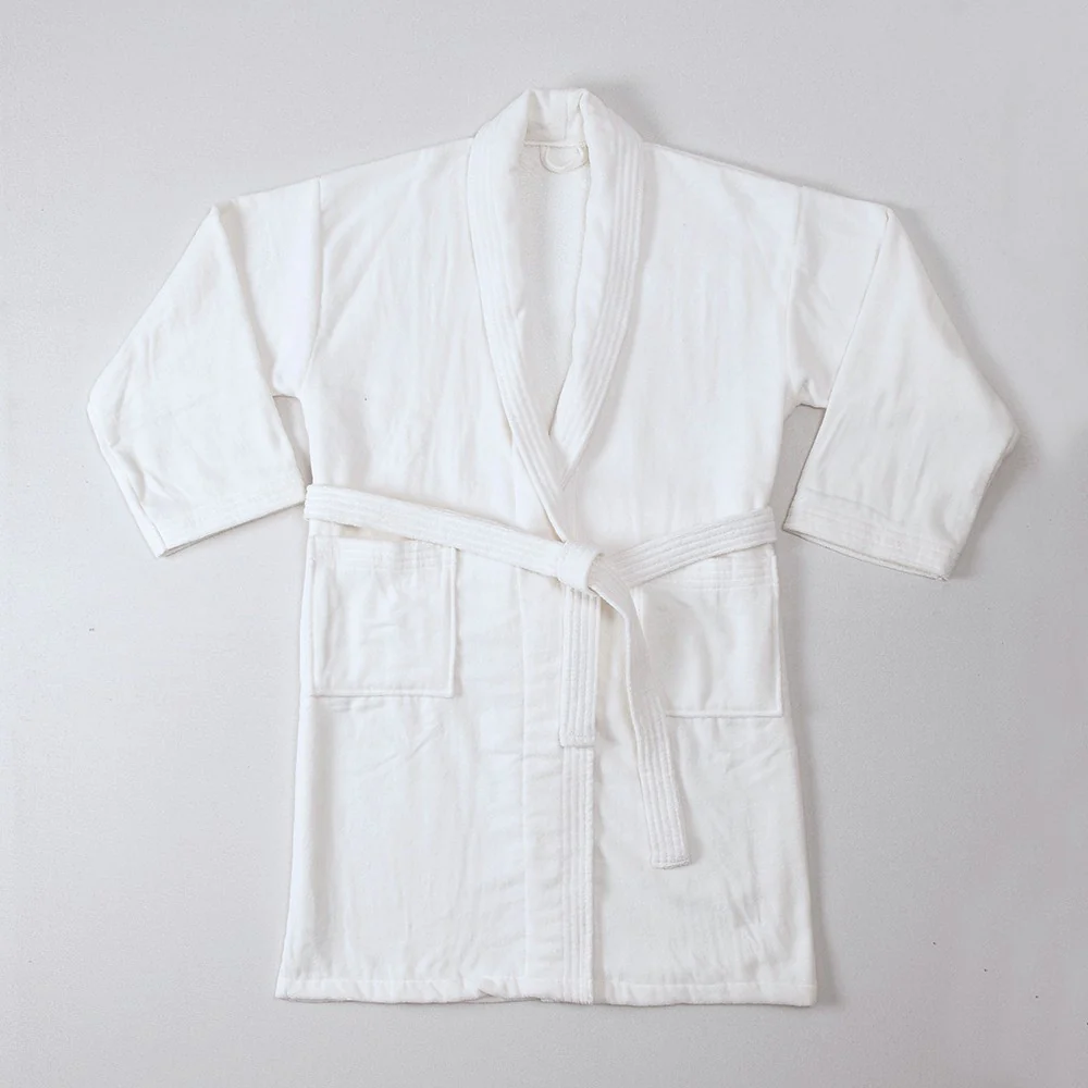 Bata Baño Blanca Velour M