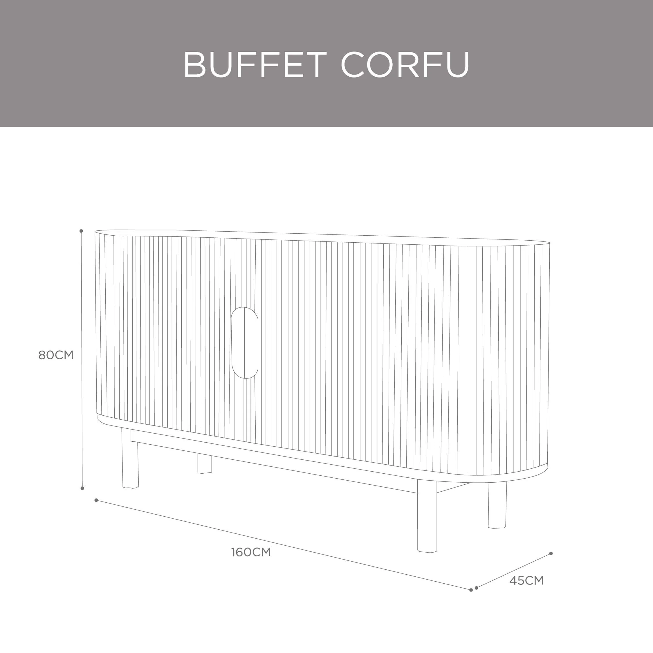 Buffet Corfu Blanco - Image 6