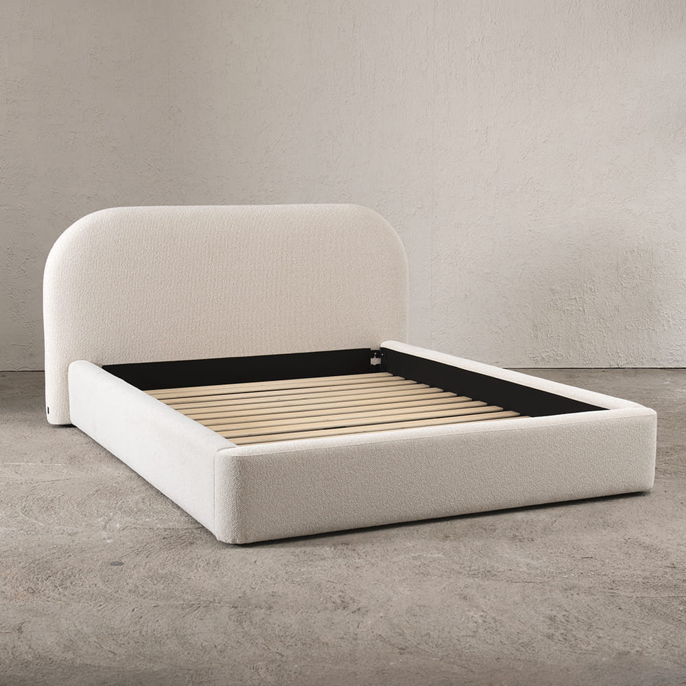 Cama Aura 2 Plazas Beige - Image 4