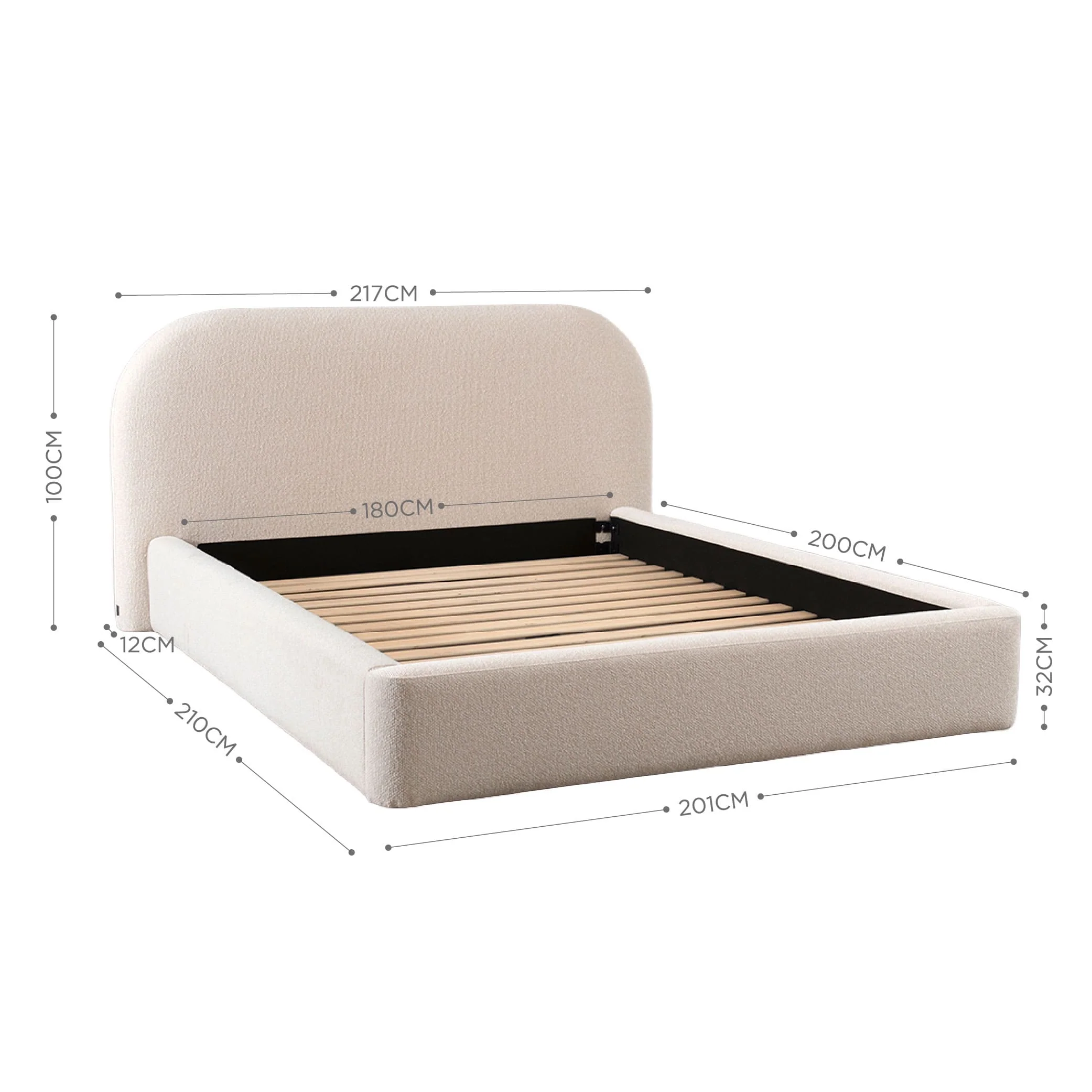 Cama Aura King Crudo - Image 8