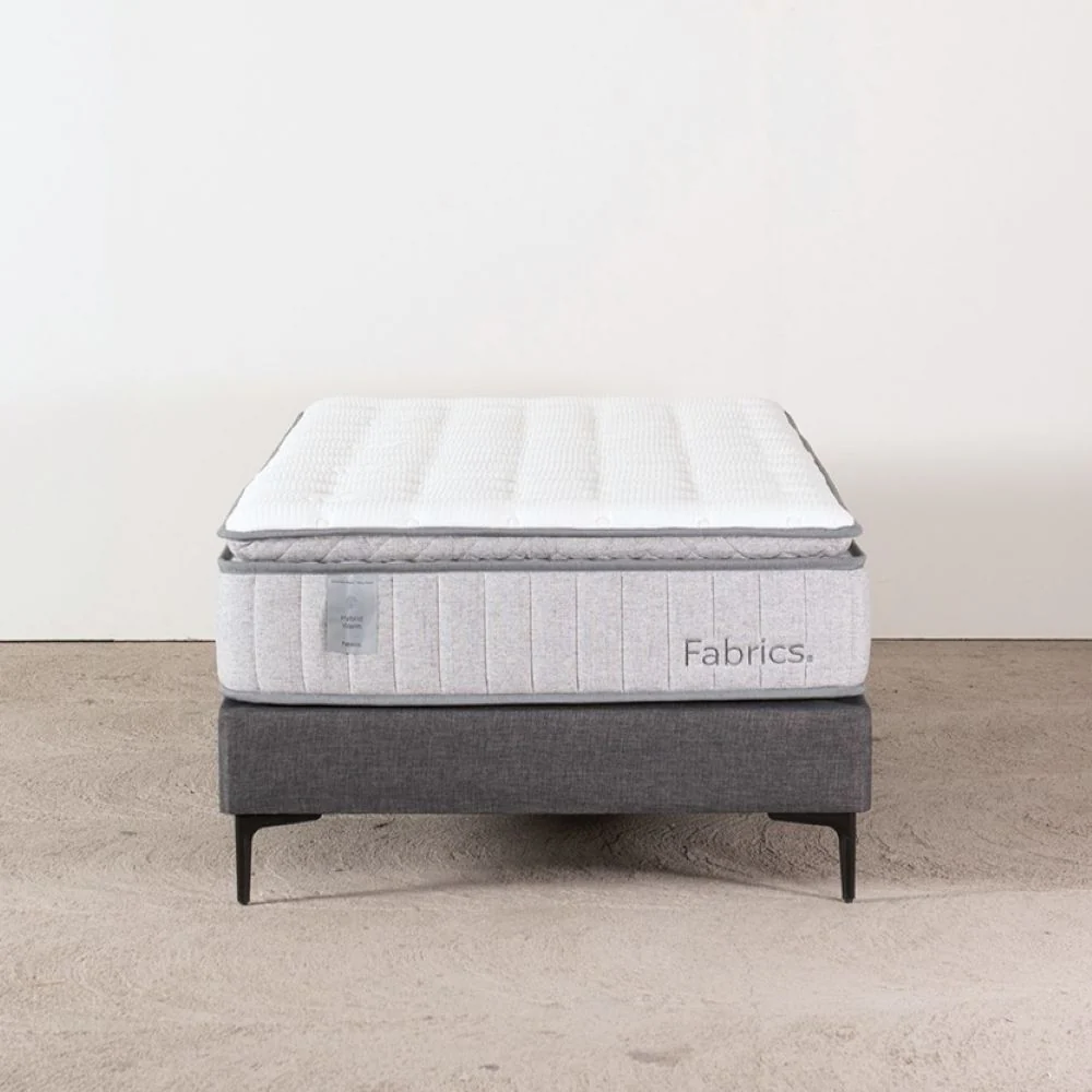 Cama Hybrid Warm 1.5 Plazas 105x200cm Gris - Image 3