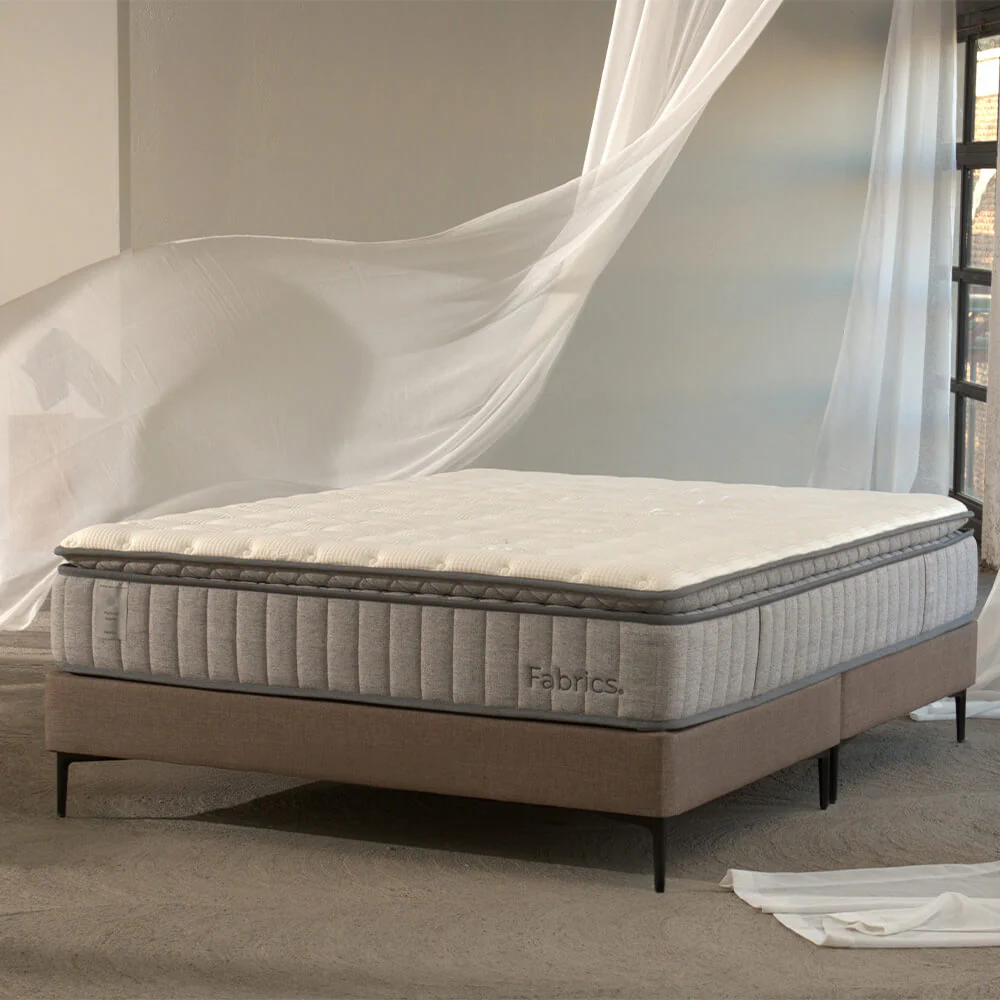 Cama Hybrid Warm 2 Plazas 150x200cm Taupe - Image 2