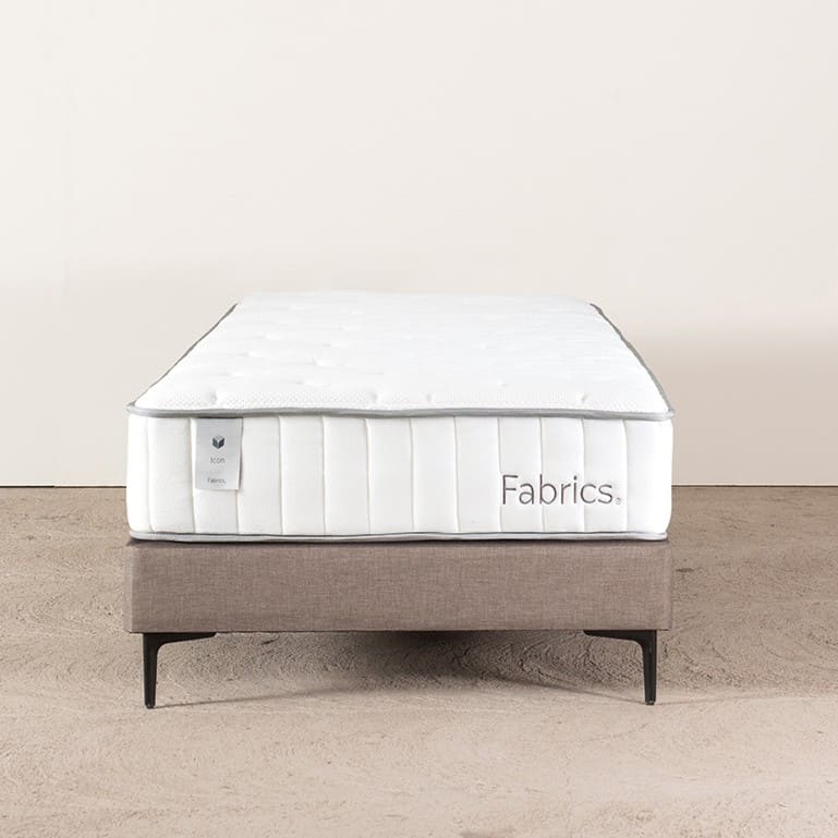 Cama Icon 1 Plaza 90x200cm Taupe - Image 3