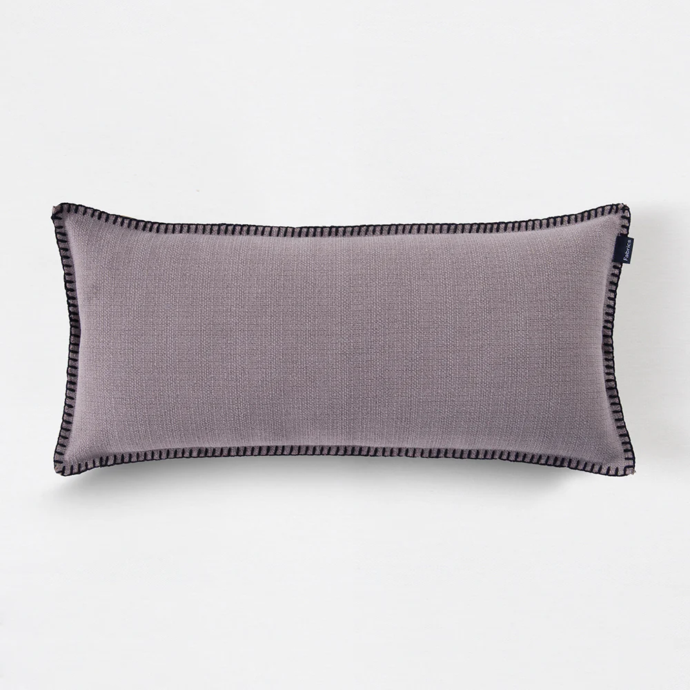 Cojín Festón 30x70cm Taupe