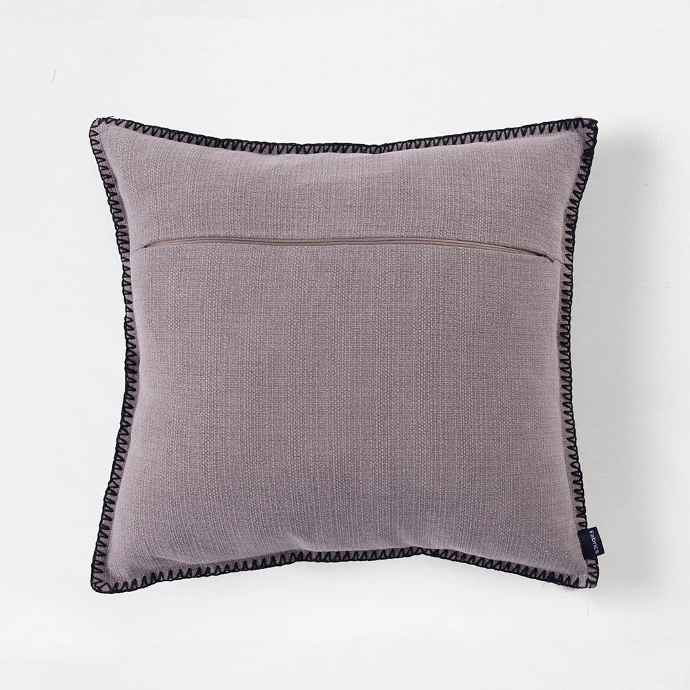 Cojín Festón 50x50cm Taupe - Image 3