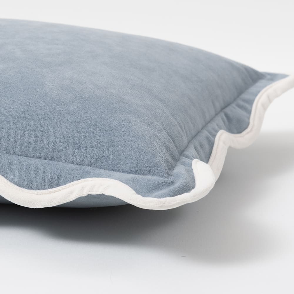 Cojín Scallop Velvet 30x60cm Azul - Image 2