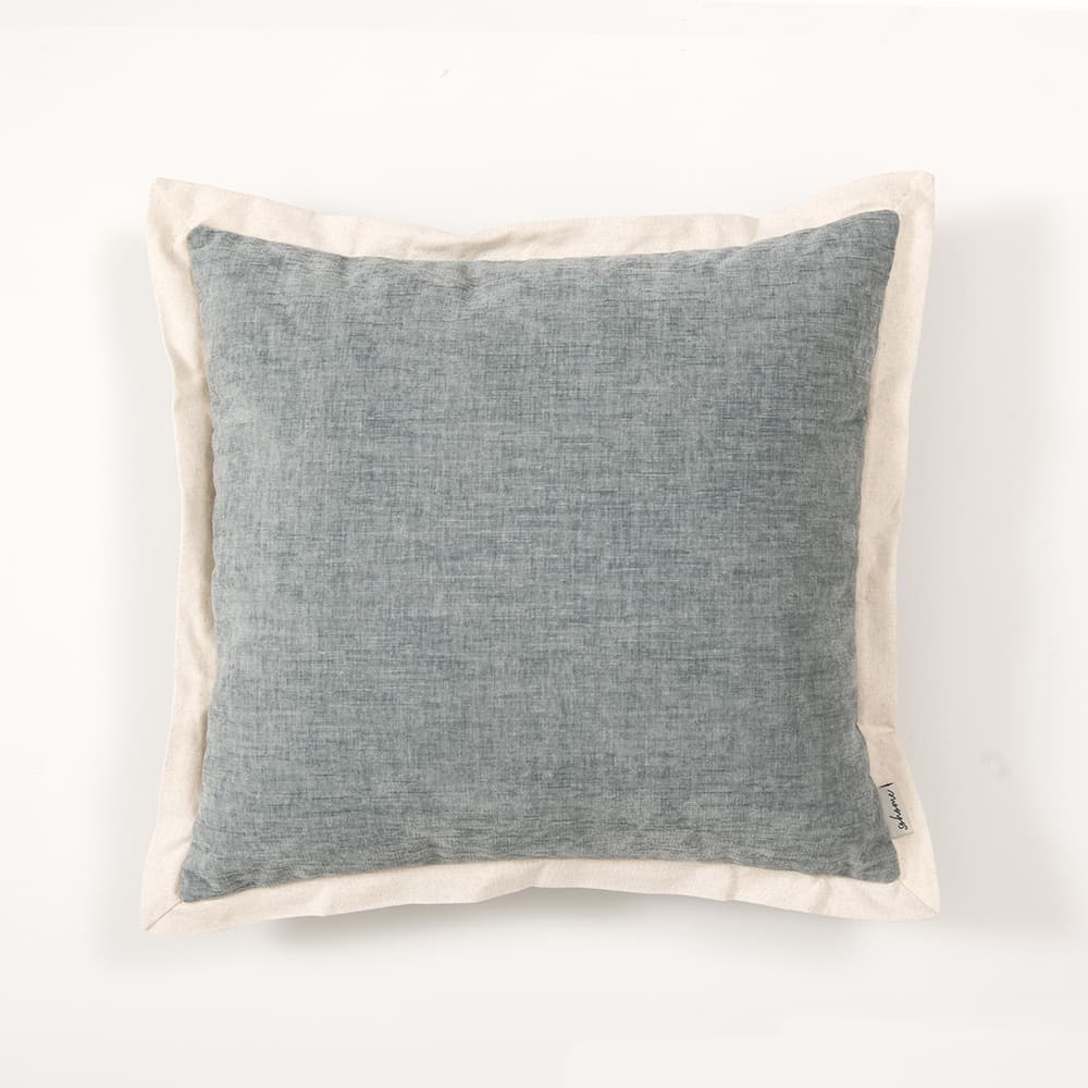 Cojín Textura 45x45cm Celeste