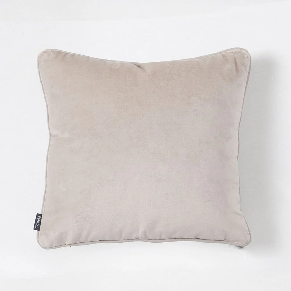 Cojín Velvet 45x45cm Agra Beige