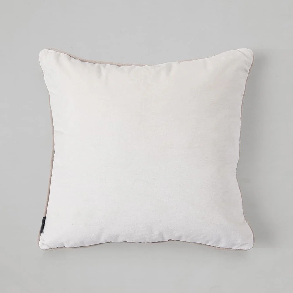 Cojín Velvet 45x45cm Agra Crudo