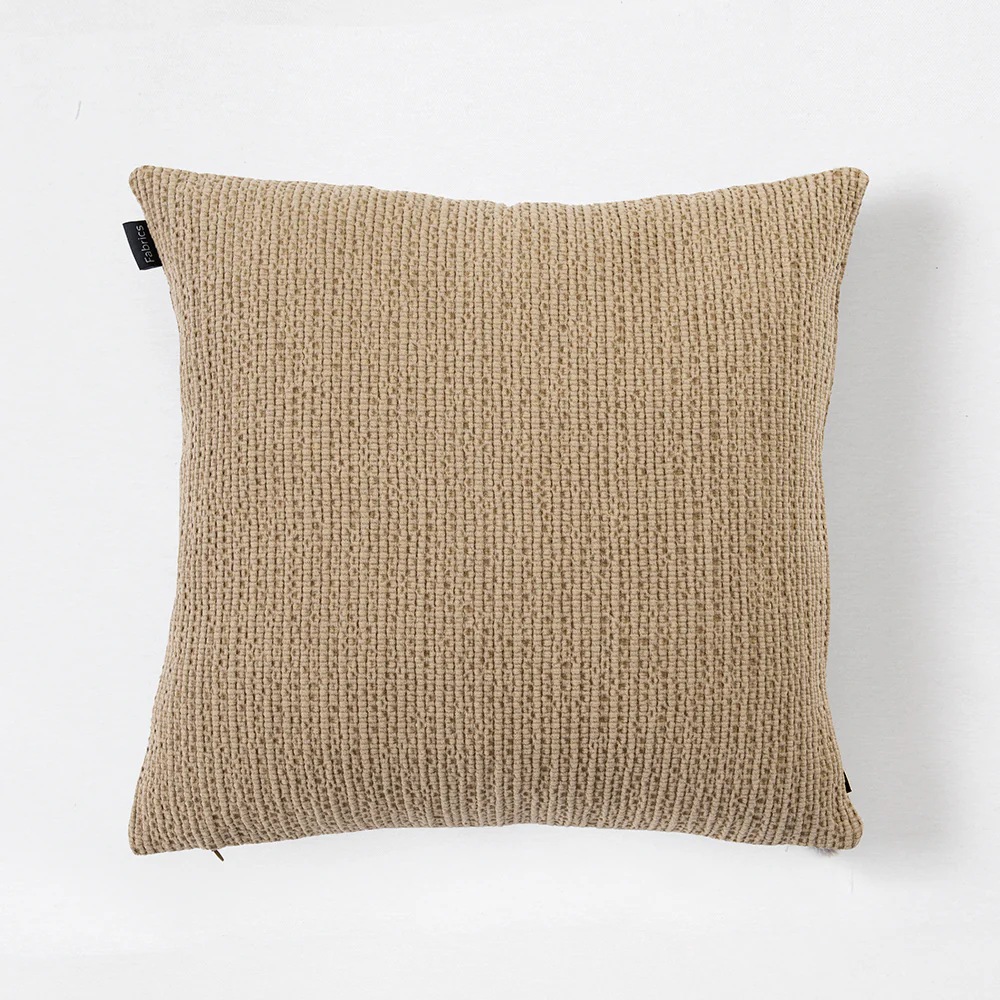 Cojín Waffle Baires 45x45cm Ocre