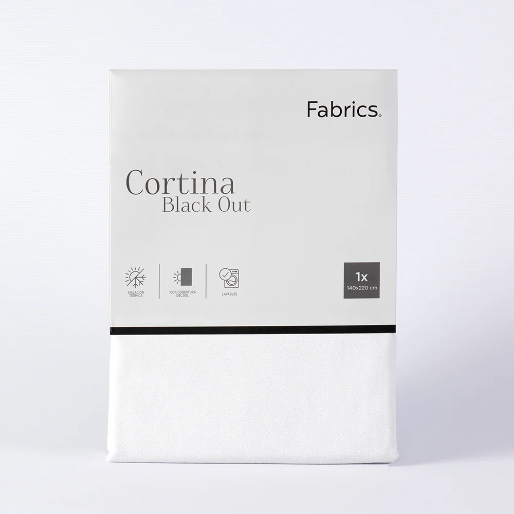 Cortina BlackOut 140x220cm Crudo - Image 4