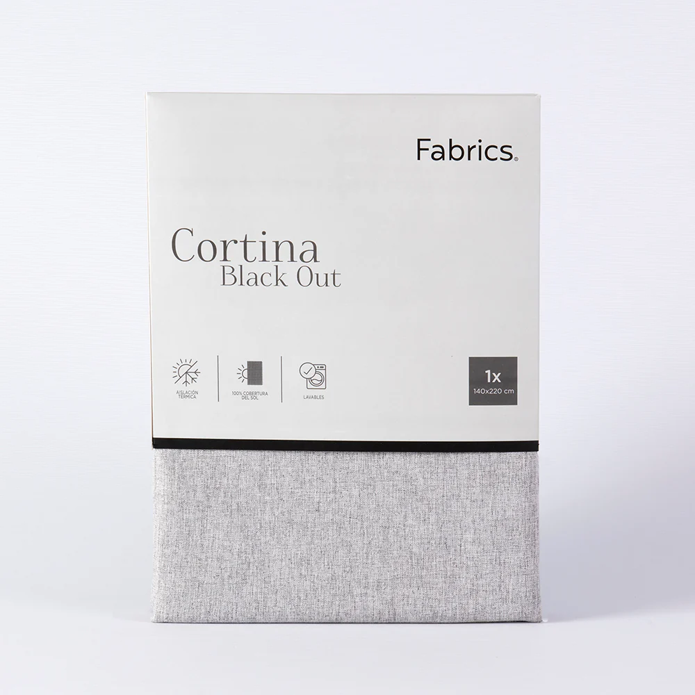Cortina BlackOut 140x220cm Marengo - Image 3
