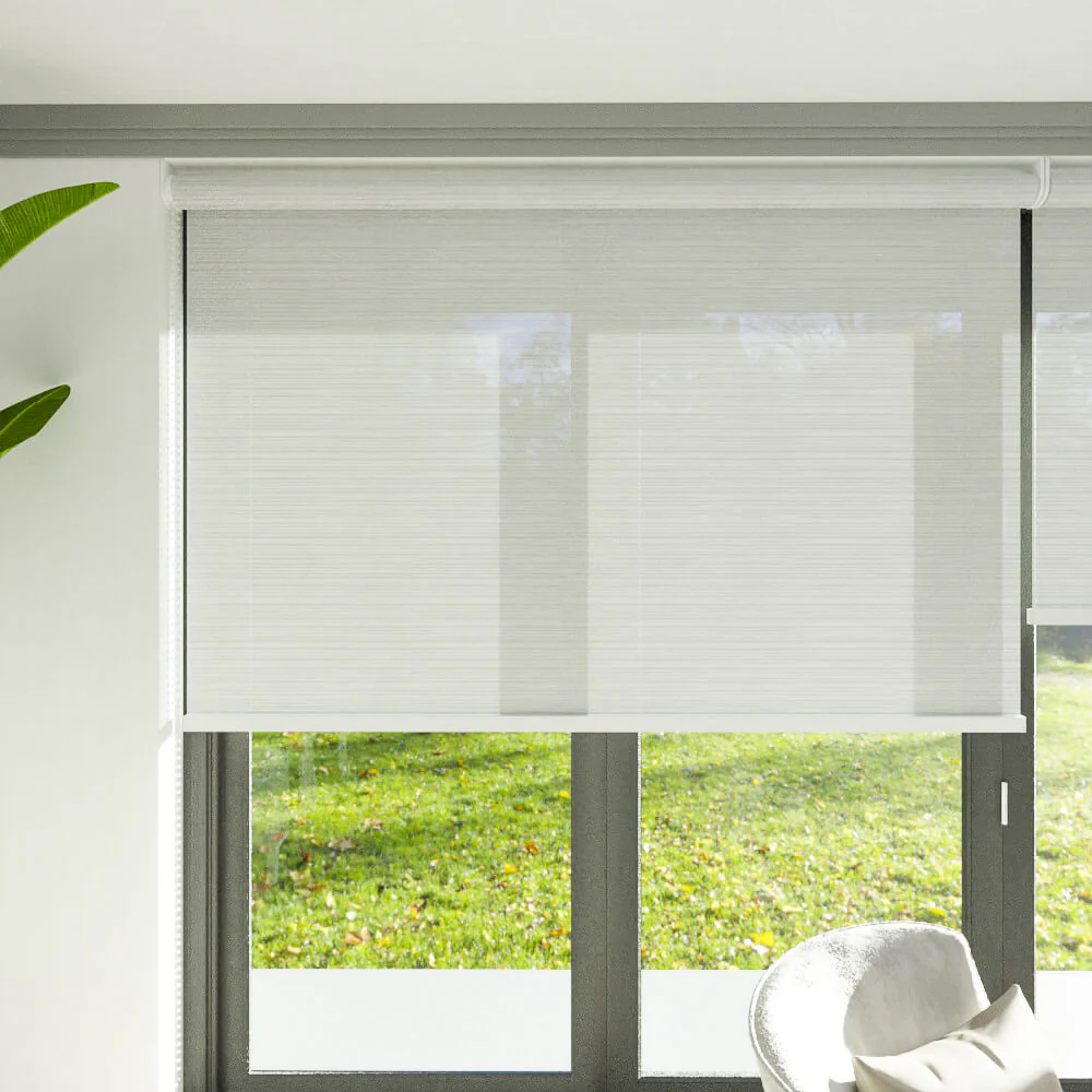 Cortina Roller Natural Bali Blanco