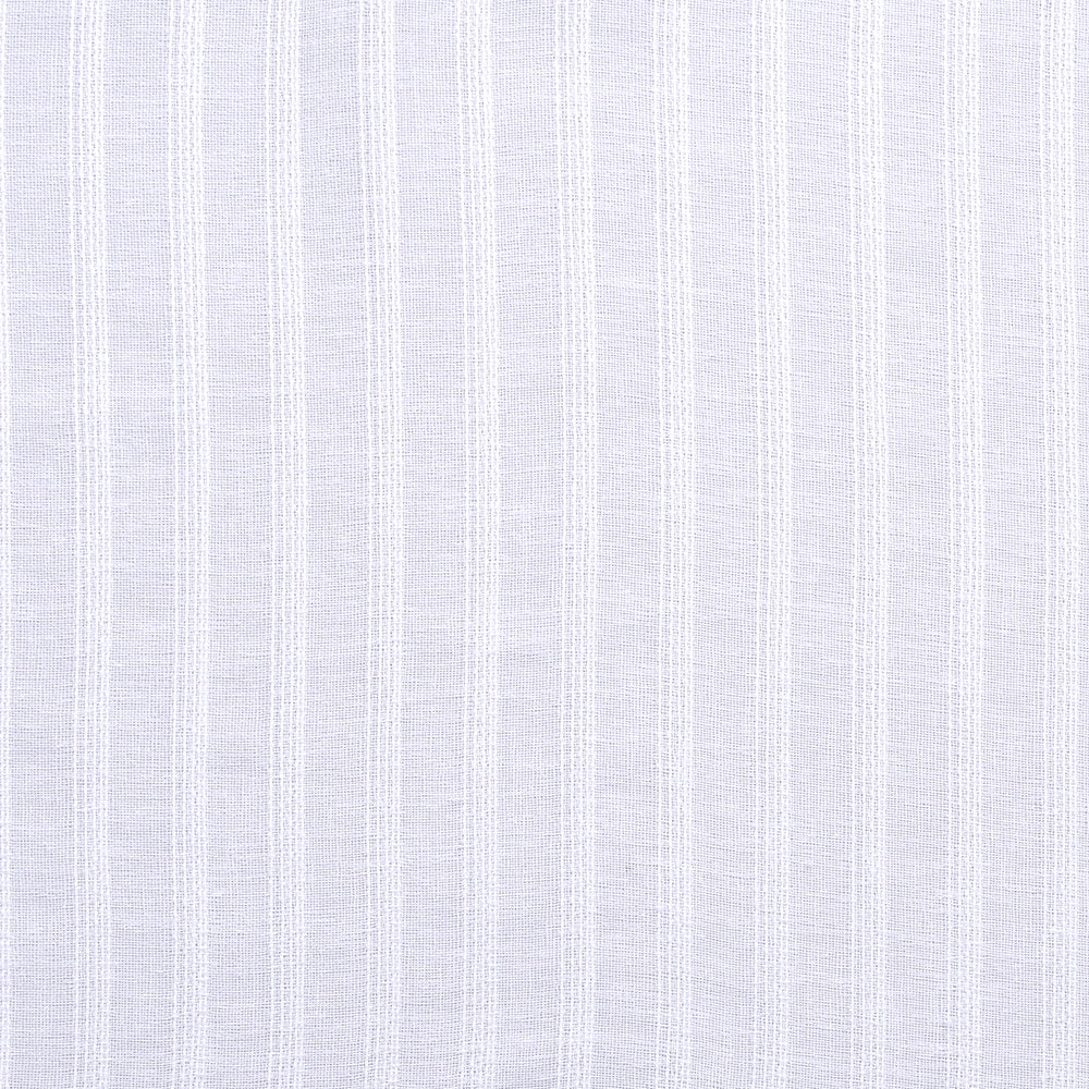 Cortina Velo Bordada Líneas 140x220cm Blanco - Image 3