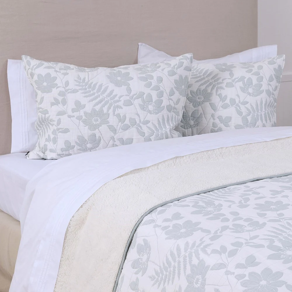 Cubrecama Jacquard Sherpa Bruma 2 Plazas Agua - Image 3