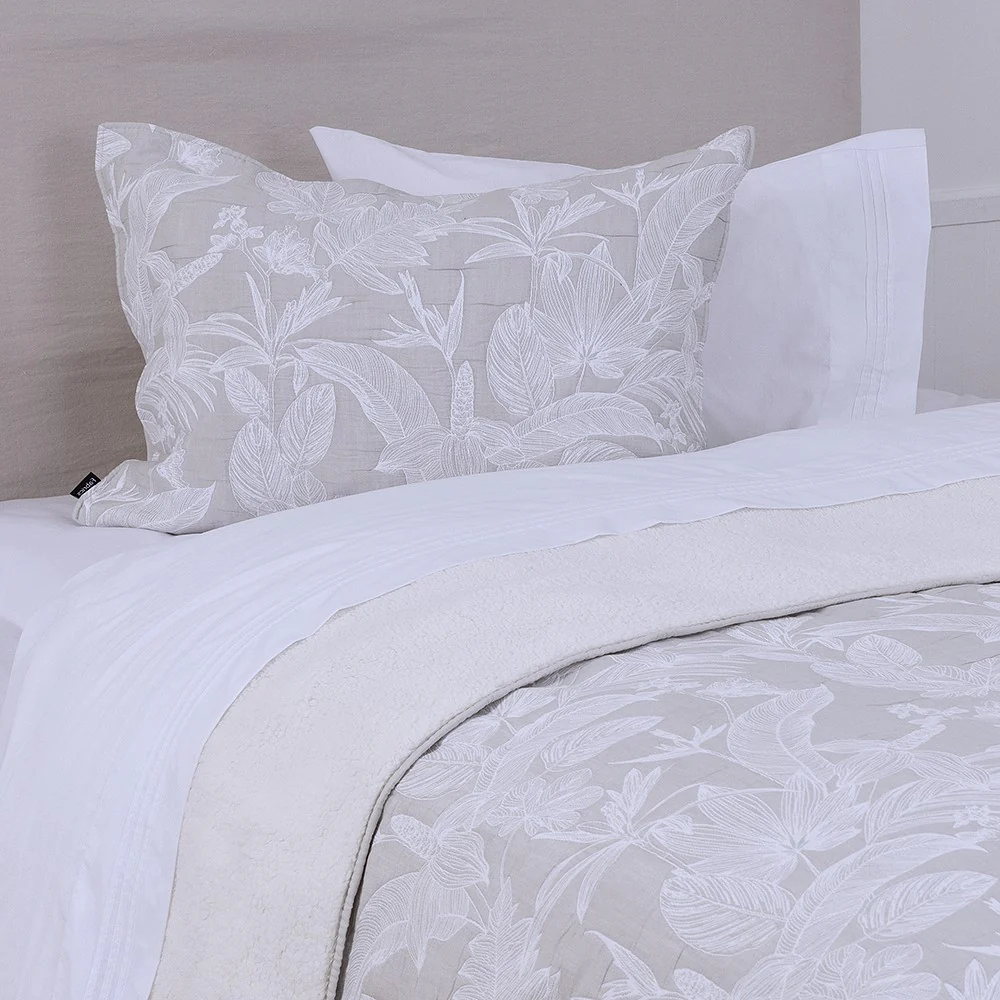 Cubrecama Jacquard Sherpa Lille 1.5 Plazas Perla - Image 3