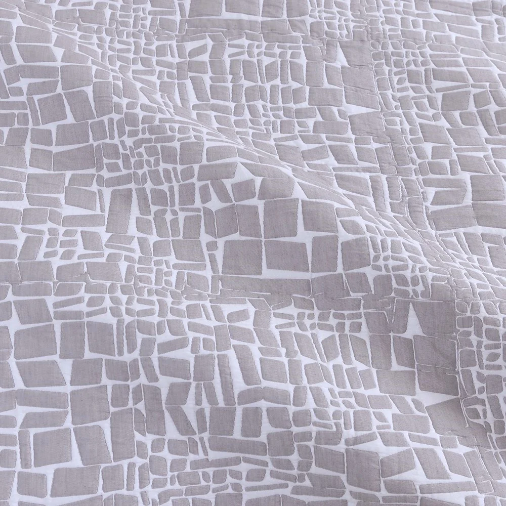 Cubrecama Jacquard Sherpa Nantes 2 Plazas Gris - Image 5