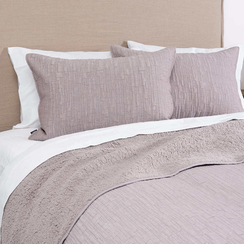 Cubrecama Jacquard Sherpa Tex Super King Arena - Image 2