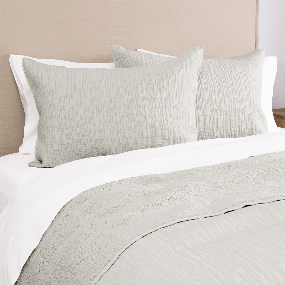 Cubrecama Jacquard Sherpa Tex Super King Verde - Image 2
