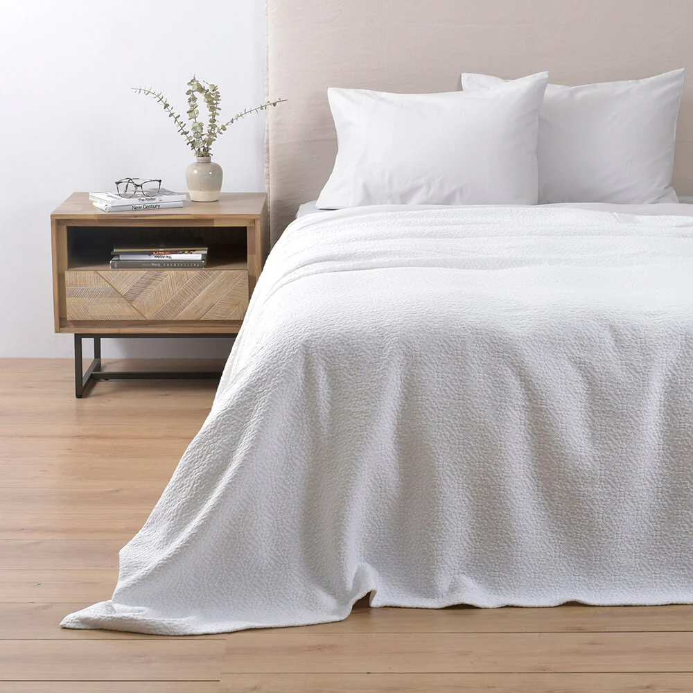 Cubrecama Matelasse Paris King Blanco - Image 4