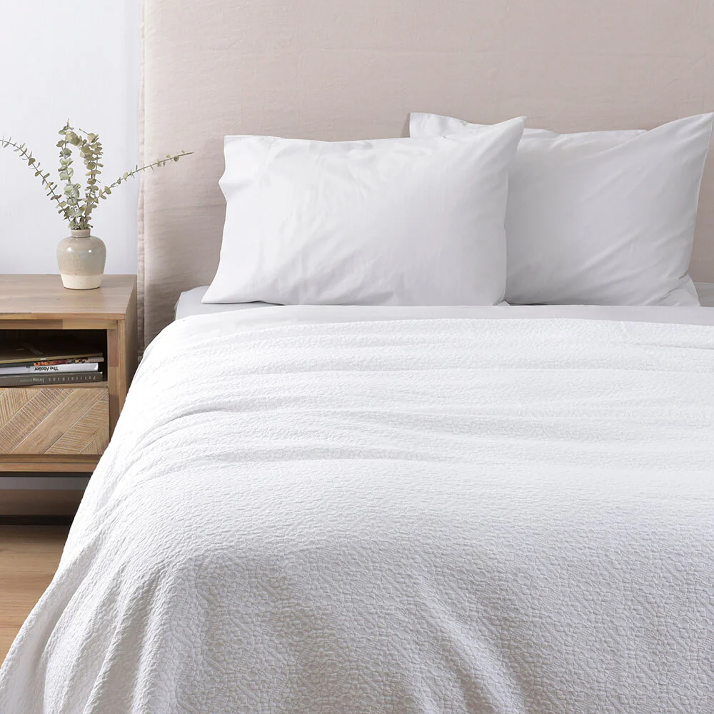 Cubrecama Matelasse Paris Super King Blanco