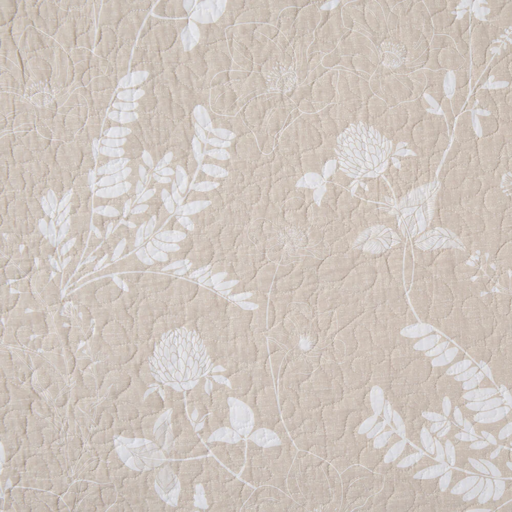 Cubrecama Quilt Estampado 1.5 Plazas Ana Beige - Image 4