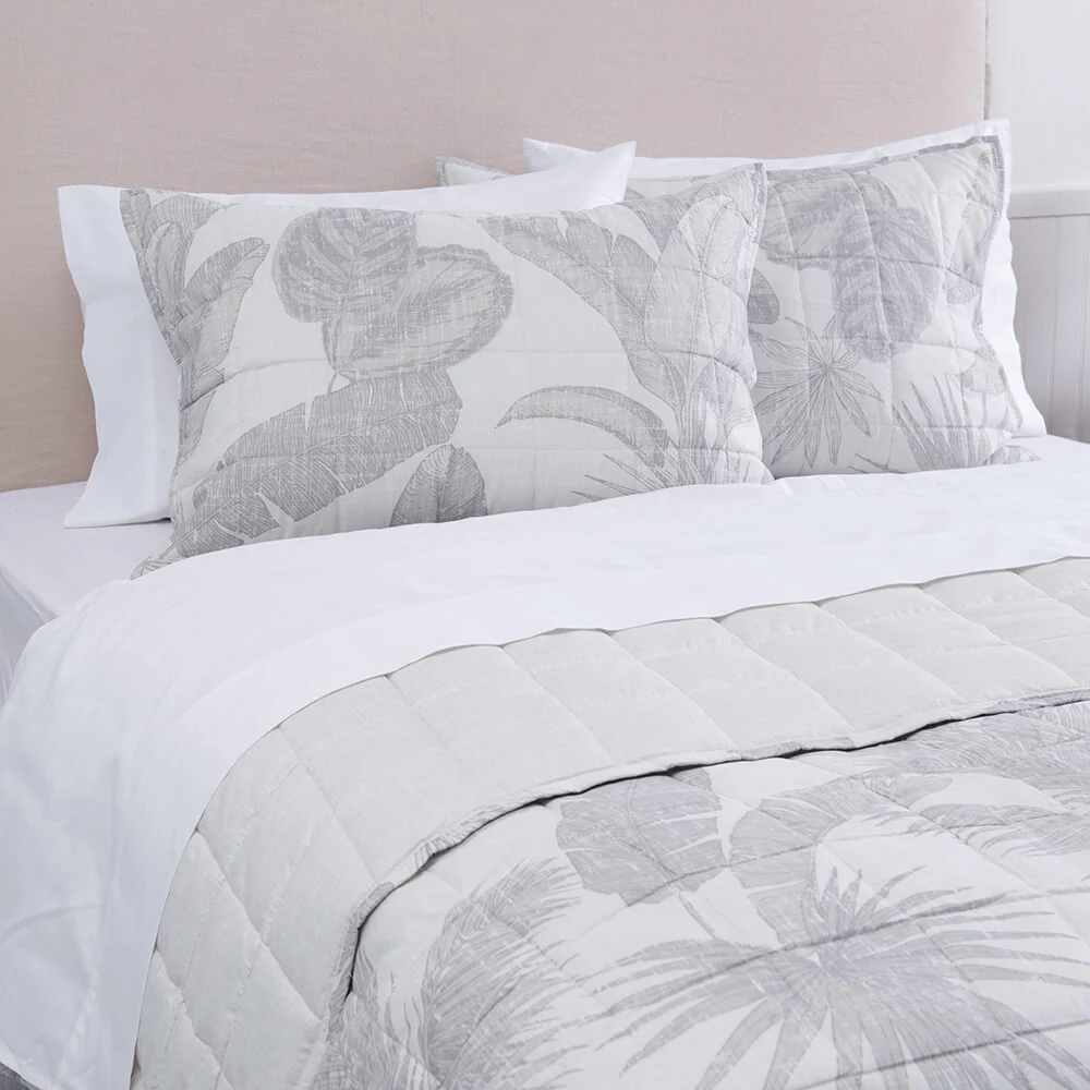 Cubrecama Quilt Estampado Maia 2 Plazas Gris - Image 2