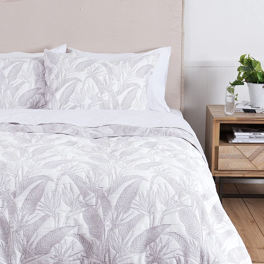 Cubrecama Quilt Jacquard Nino 1.5 Plazas Perla