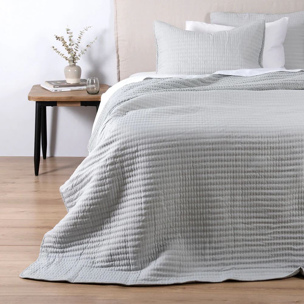 Cubrecama Quilt Lineal Sherpa King Perla - Image 3