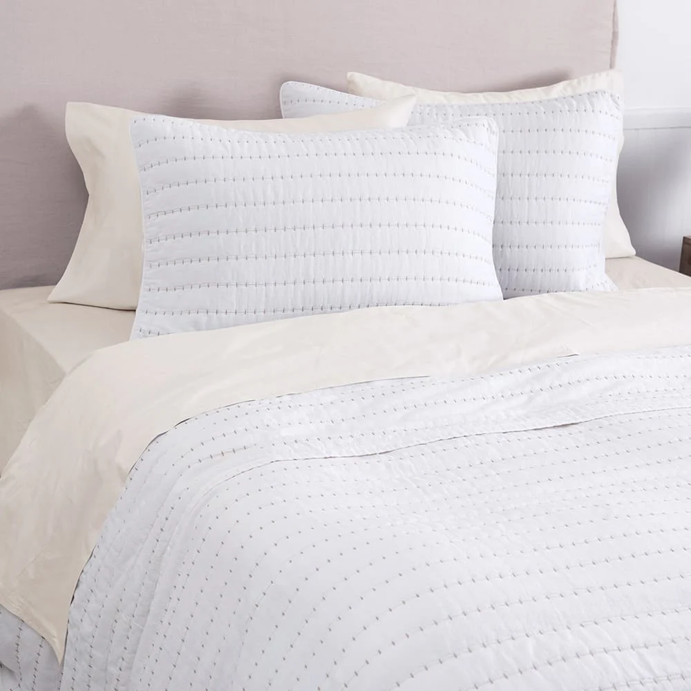 Cubrecama Quilt Lorenzo 1.5 Plazas Blanco - Image 2