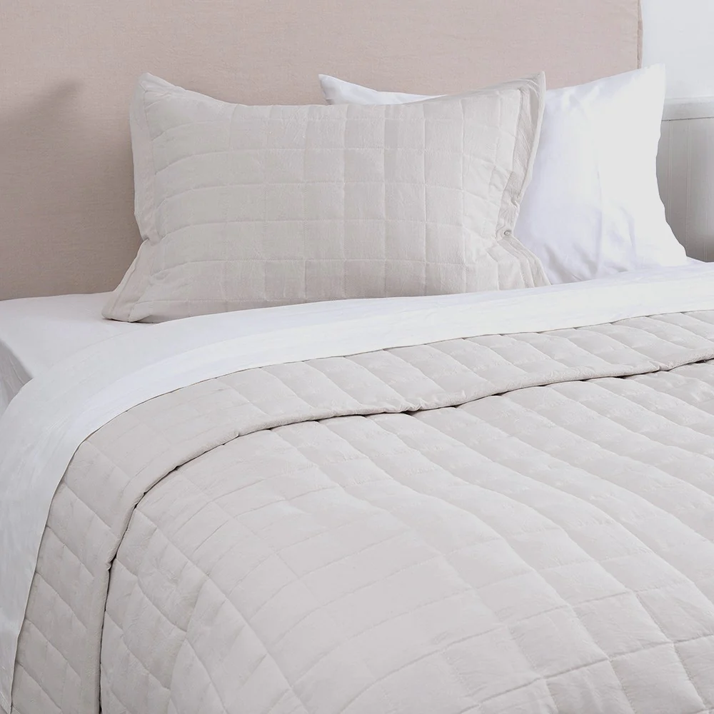 Cubrecama Quilt Oxford 1.5 Plazas Crudo - Image 2