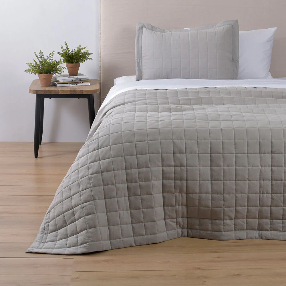 Cubrecama Quilt Oxford 1.5 Plazas Perla - Image 4