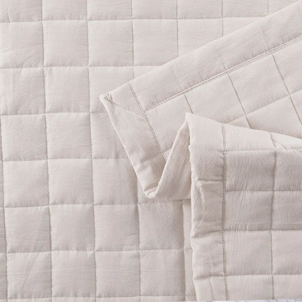 Cubrecama Quilt Oxford King Crudo - Image 4