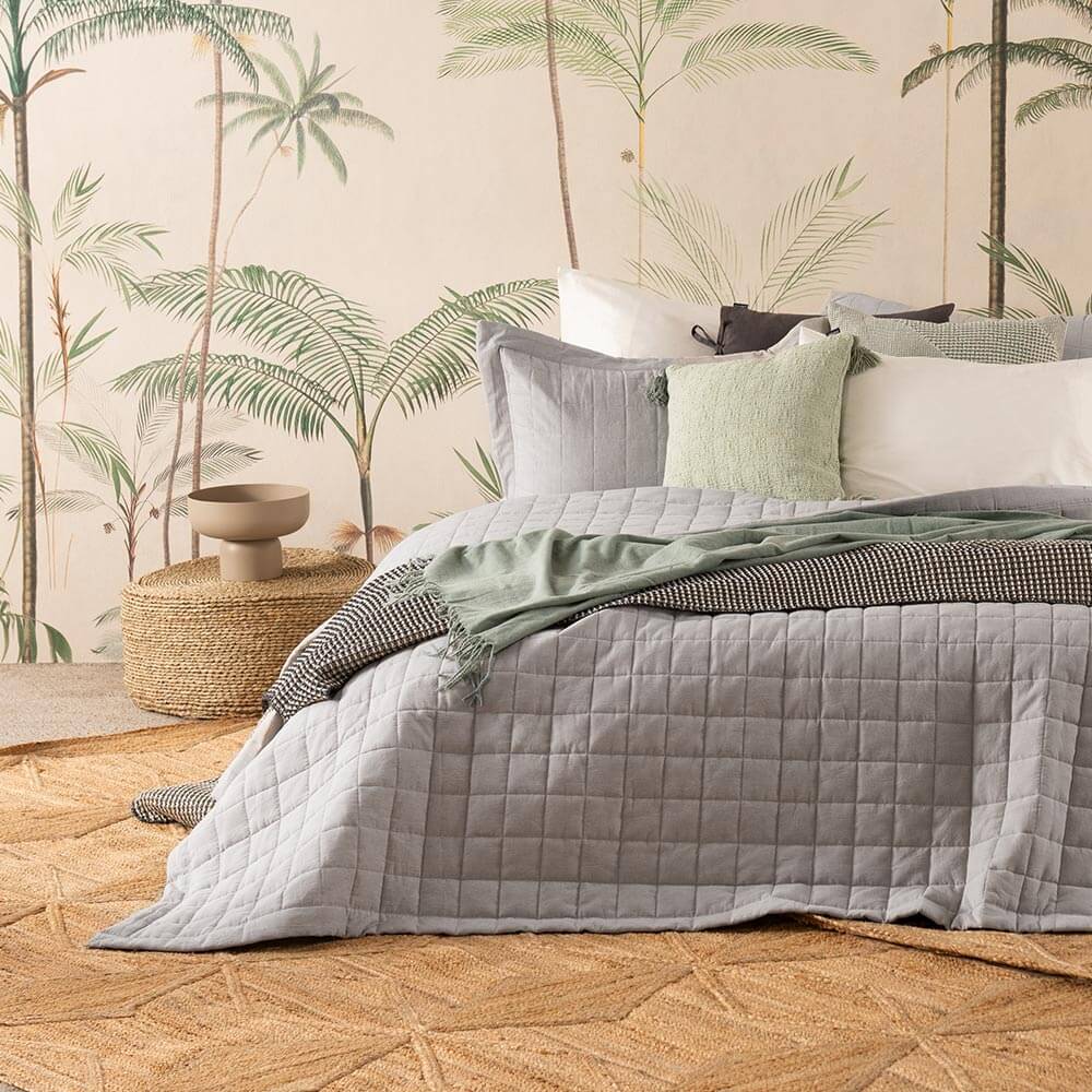 Cubrecama Quilt Oxford Super King Perla - Image 2