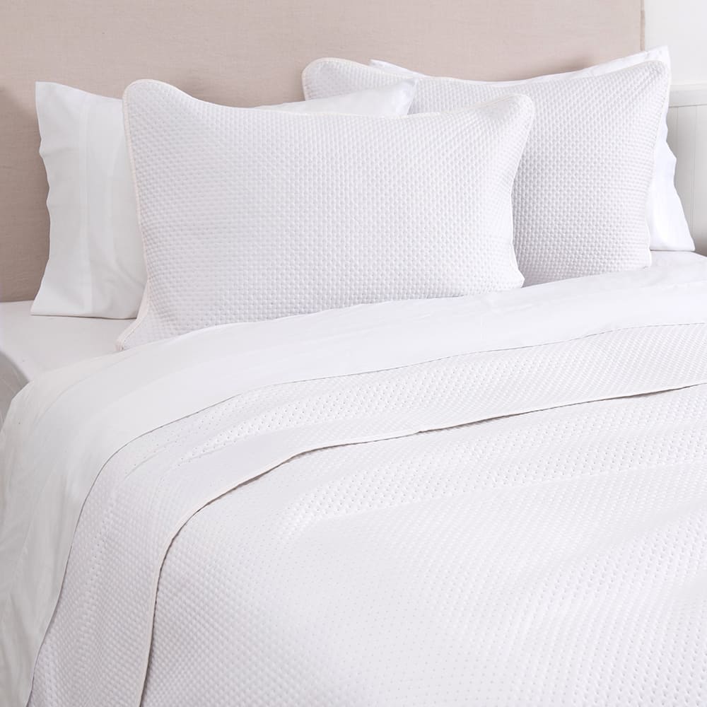 Cubrecama Quilt Pinsonic 2 Plazas Blanco - Image 2