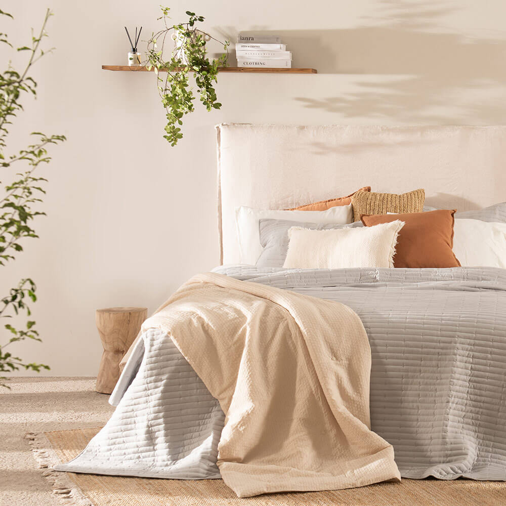 Cubrecama Quilt Renato 1.5 Plazas Gris - Image 2