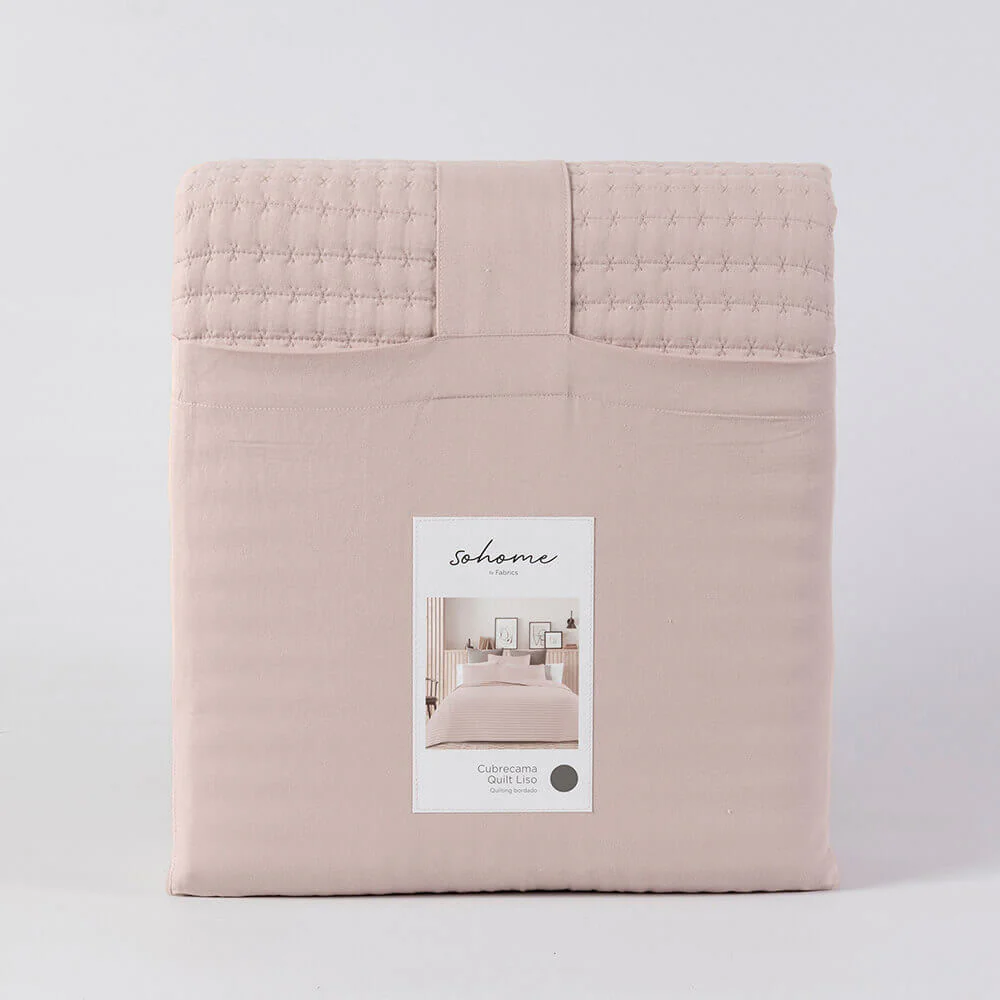 Cubrecama Quilt Renato 1.5 Plazas Rosa - Image 4