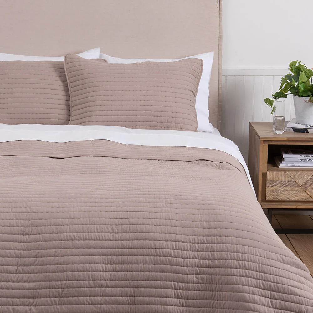 Cubrecama Quilt Renato 2 Plazas Beige