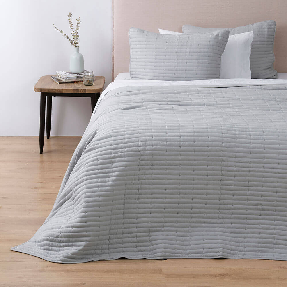 Cubrecama Quilt Renato King Gris - Image 5