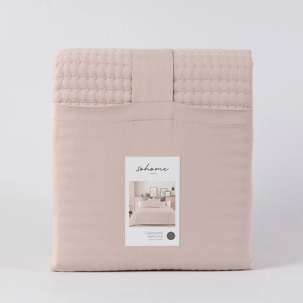 Cubrecama Quilt Renato King Rosa - Image 4