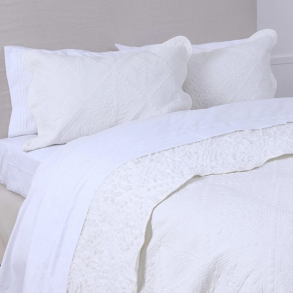 Cubrecama Quilt Sherpa Elisa King Crudo - Image 2