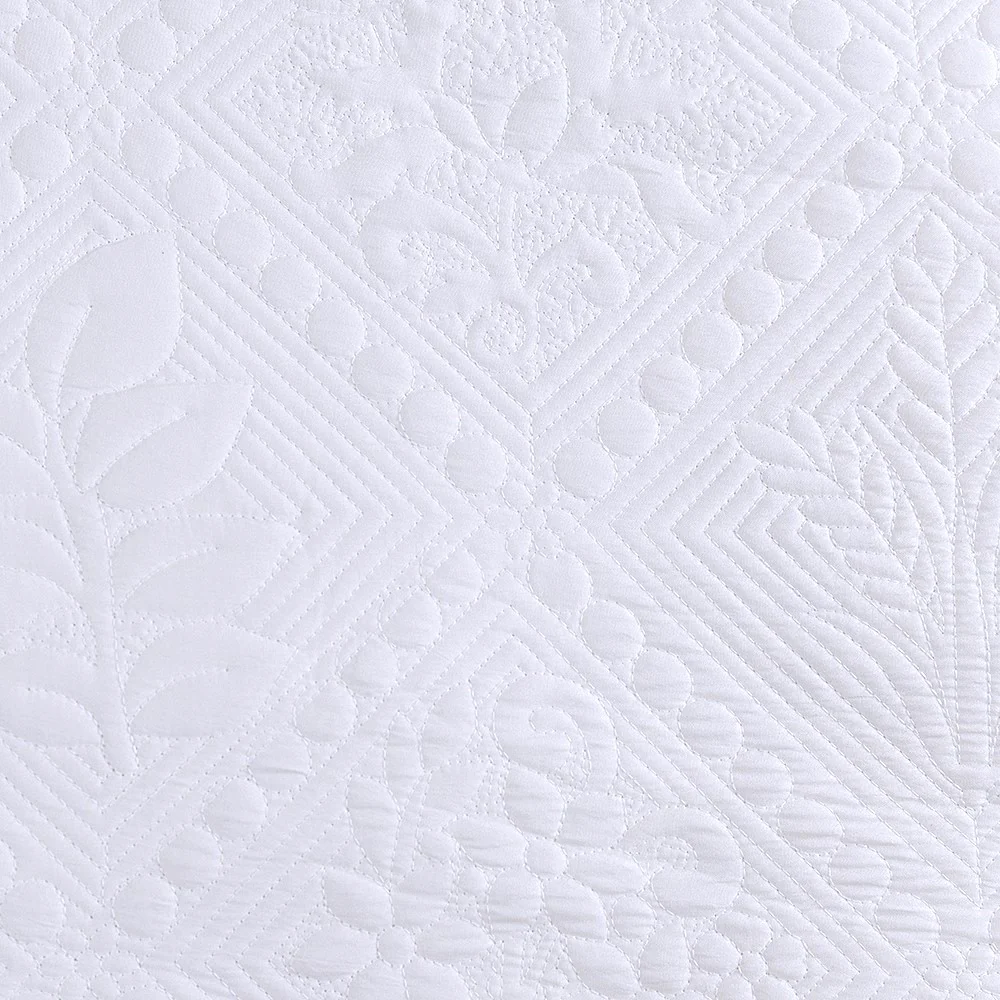 Cubrecama Quilt Sherpa Elisa King Crudo - Image 4