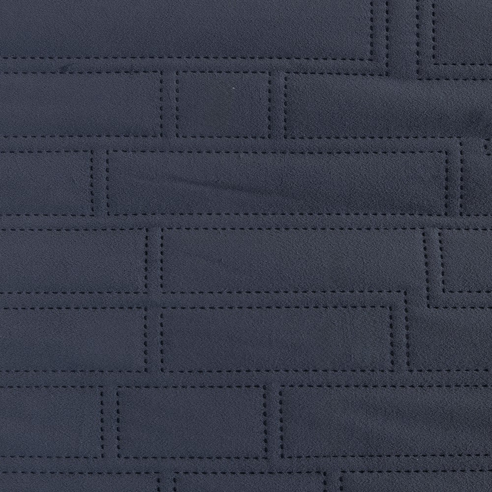 Cubrecama Quilt Velvet Sherpa Bricks 1.5 Plazas Marengo - Image 4