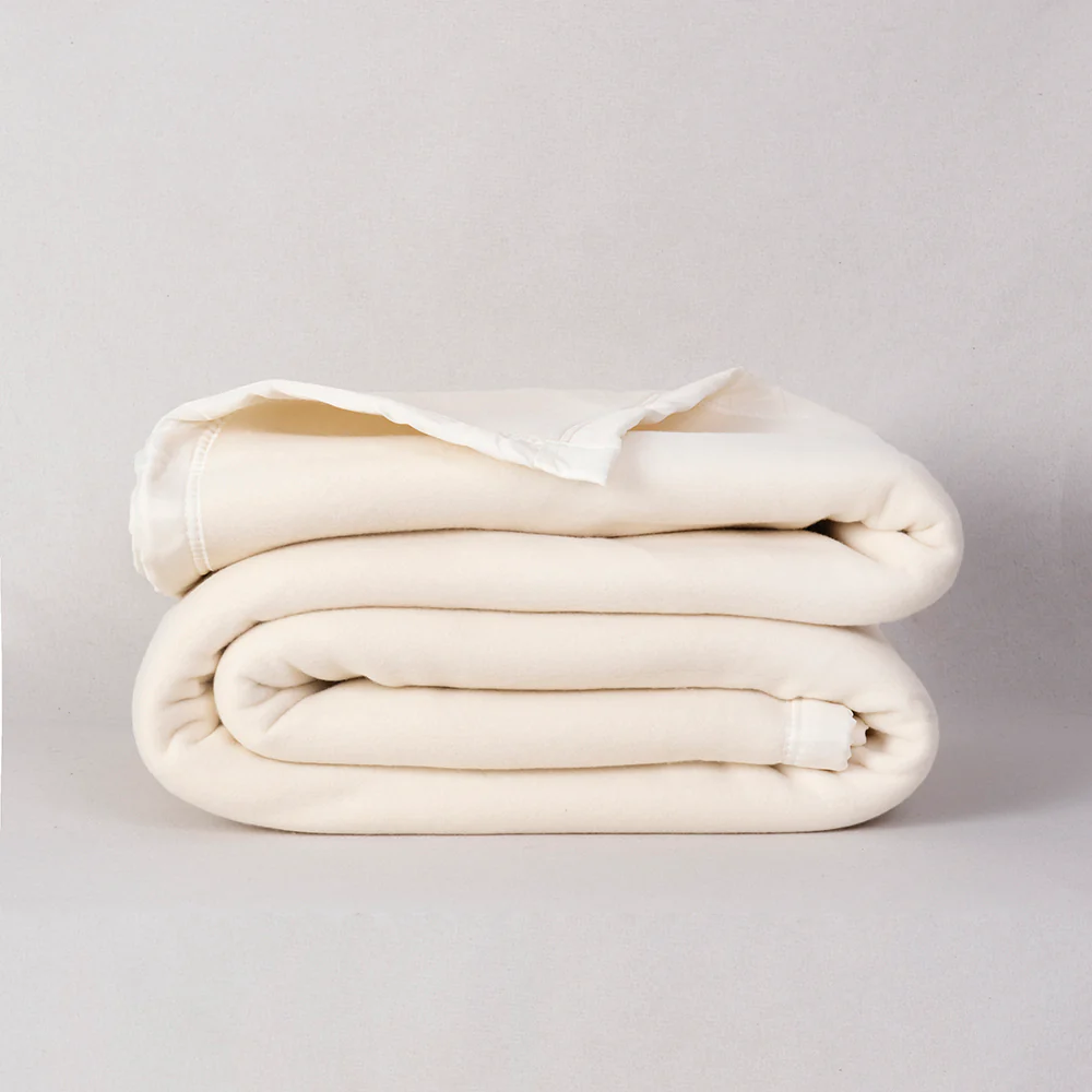 Frazada Polywool 1.5 Plazas Crudo