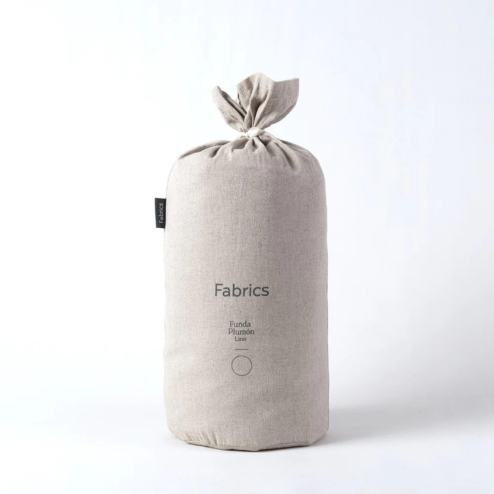 Funda de Plumón Lino 1.5 Plazas Beige - Image 3