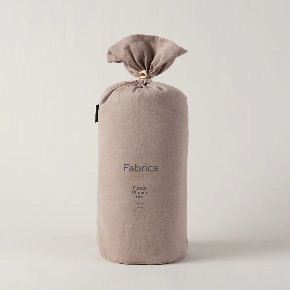 Funda de Plumón Lino Super King Taupe - Image 3
