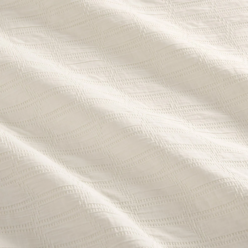 Funda Plumón Jacquard Super King Blanco - Image 3