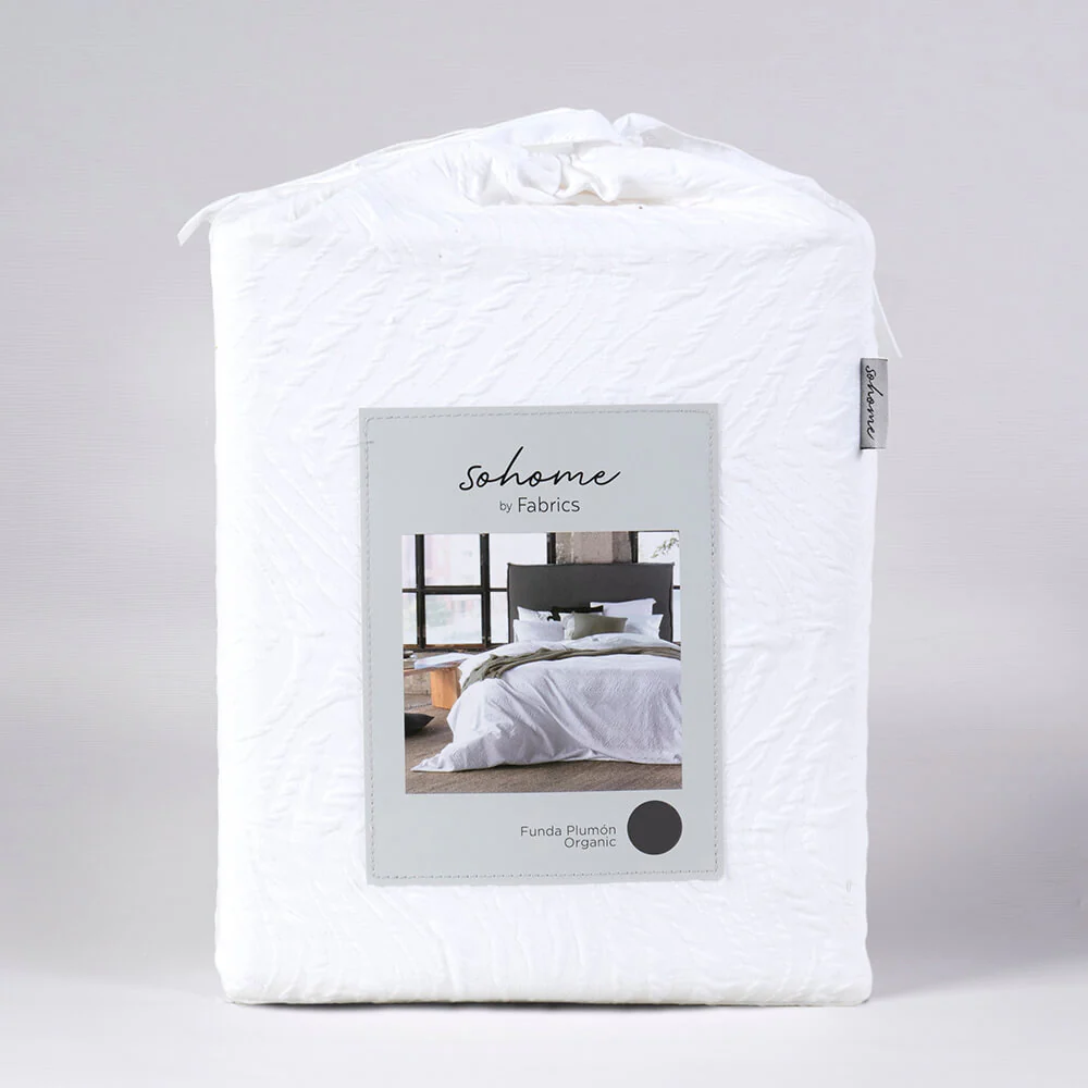 Funda de Plumón Organic King Blanco - Image 4