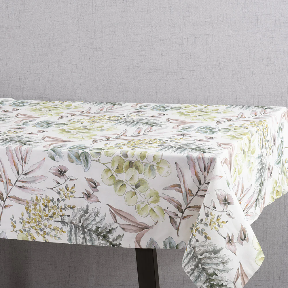 Mantel Estampado Wattle Blanco - Image 2