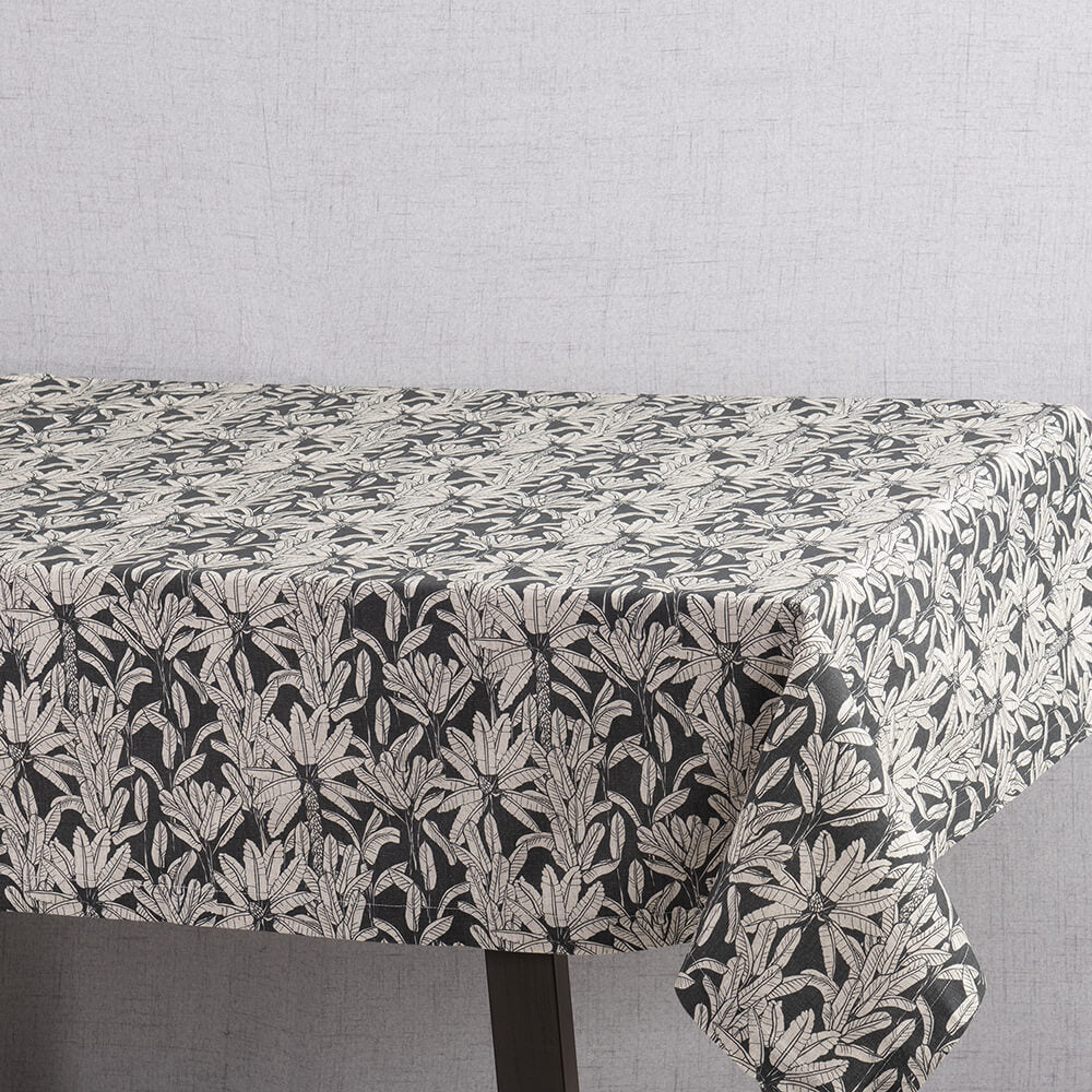 Mantel Estampado Yasin Negro - Image 2